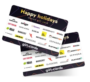 Happy Holidays Gift Card
